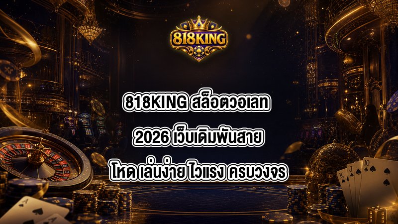 818KING สล็อตวอเลท 2026