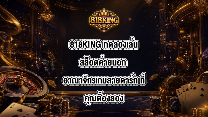 818KING ทดลองเล่นสล็อตค่ายนอก